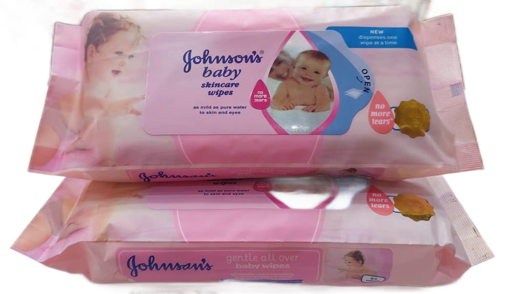 JOHNSAN'S Baby Wipes 64 Sheets. (Pack of One) - Triple-M Store