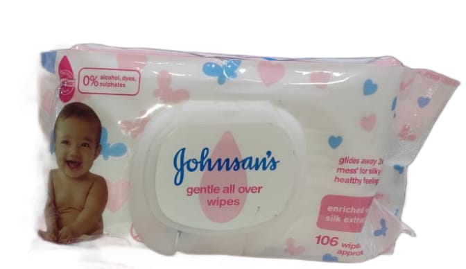 JOHNSAN'S Baby Wipes 106 Sheets. - Triple-M Store