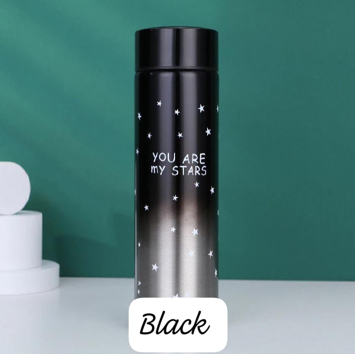 Star LED Temperature Water Bottle 500ml | Stainless Steel Hot & Cold - Triple-M Store