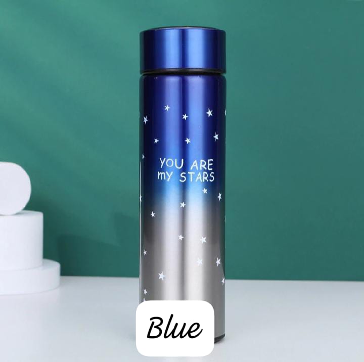 Star LED Temperature Water Bottle 500ml | Stainless Steel Hot & Cold - Triple-M Store