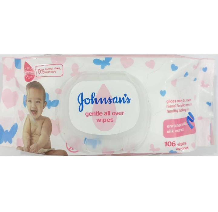 JOHNSAN'S Baby Wipes 106 Sheets. - Triple-M Store